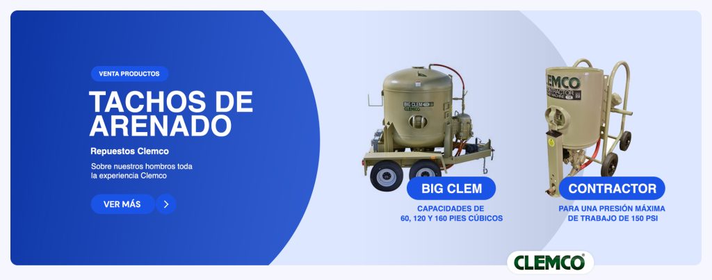 tachos de arenados clemco