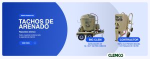 tachos de arenados clemco