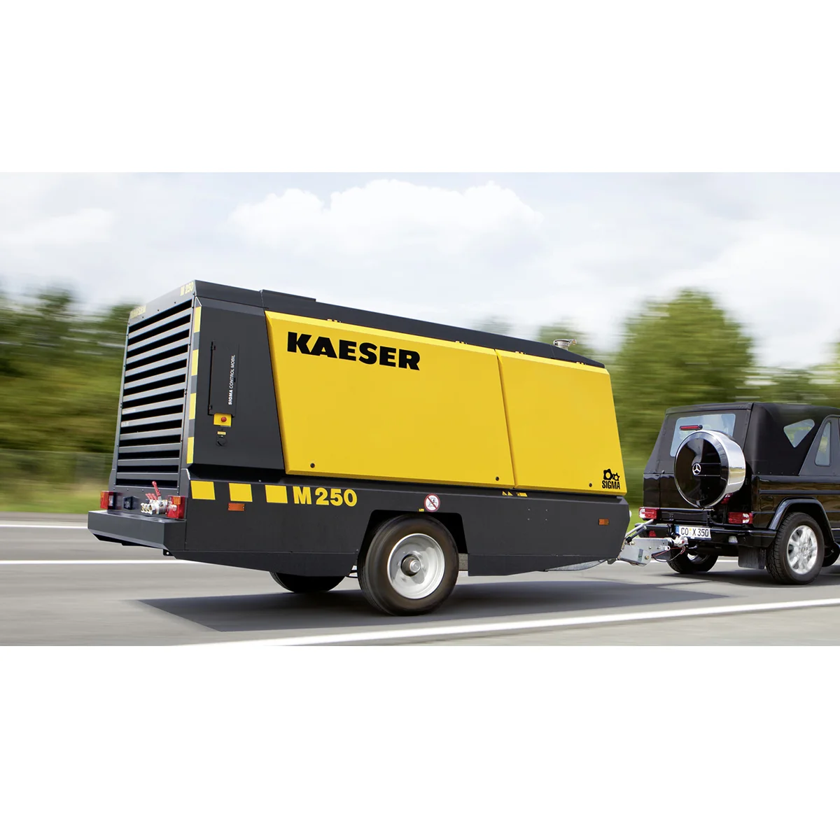 Compresor Kaeser M250 Transporte