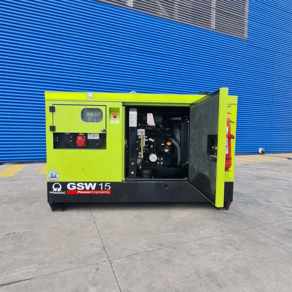 Generador Pramac GSW15Y Premium Simmarent Frontal Abierto