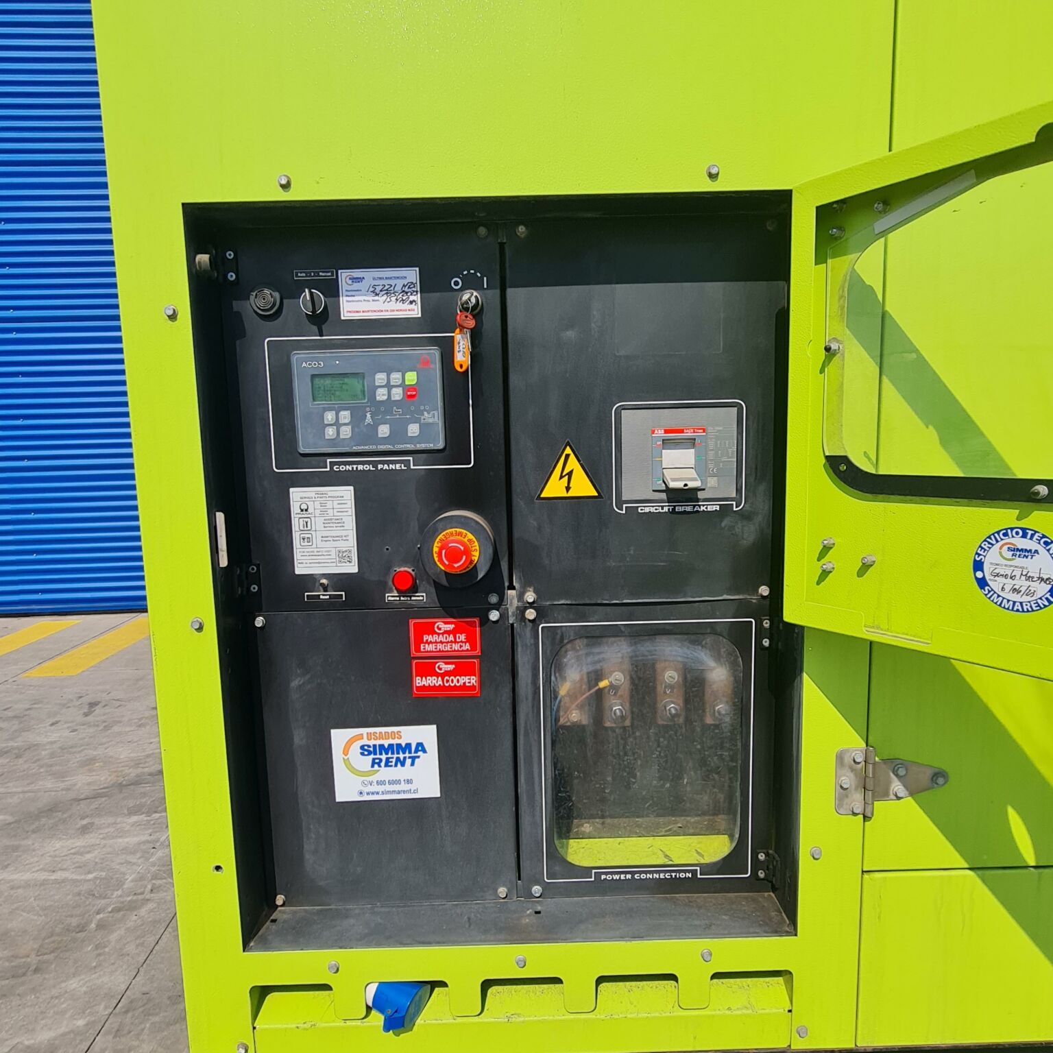 Pramac Modelo GSW560V Simarent Usado Controladores