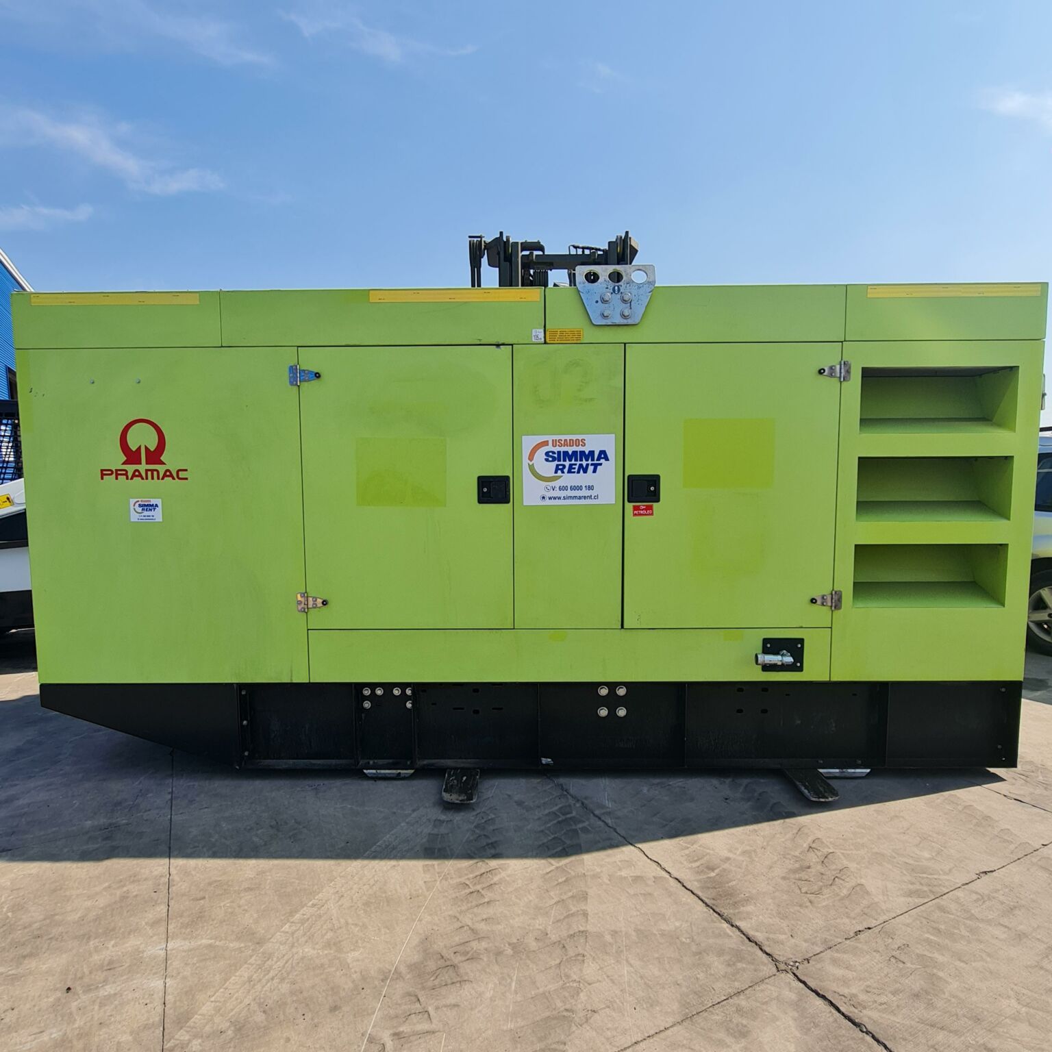 Pramac Modelo GSW560V Simarent Usado Frontal