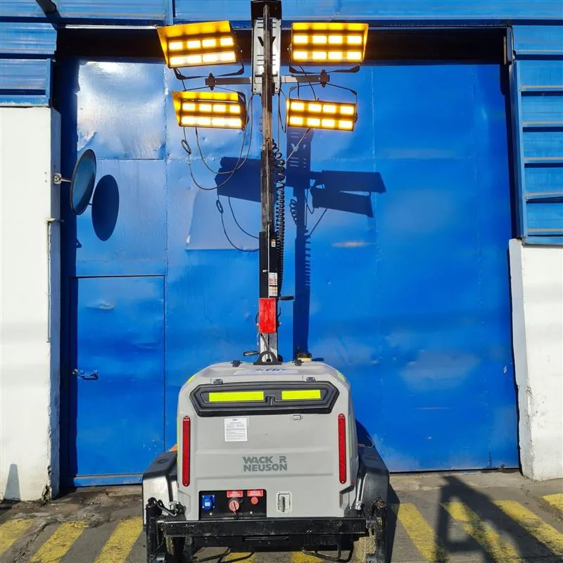 Torre de iluminación WACKER NEUSON LTV6K LED, FOCO CERTIFICADO