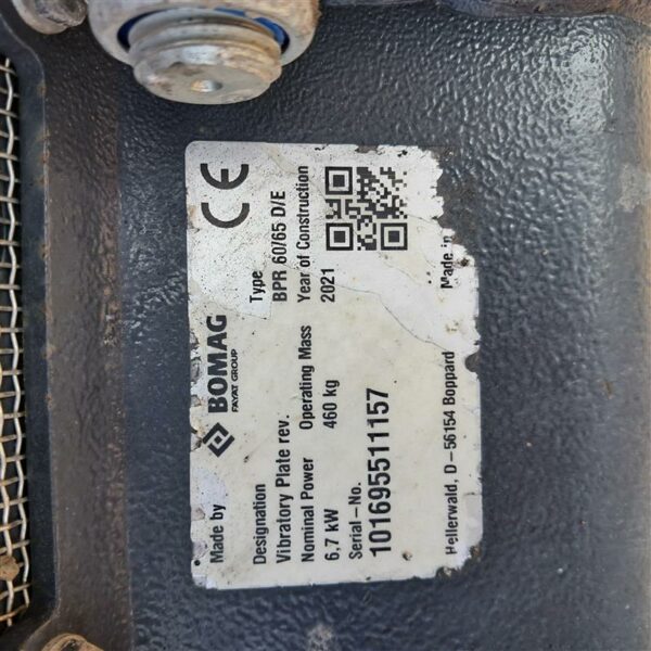 Placa Compactadora BOMAG BPR 60-65D - Imagen 10