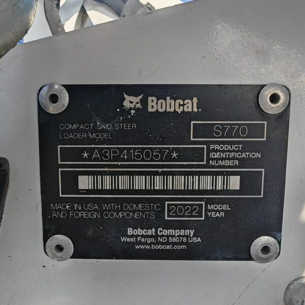Minicargador Bobcat S770 - Imagen 6