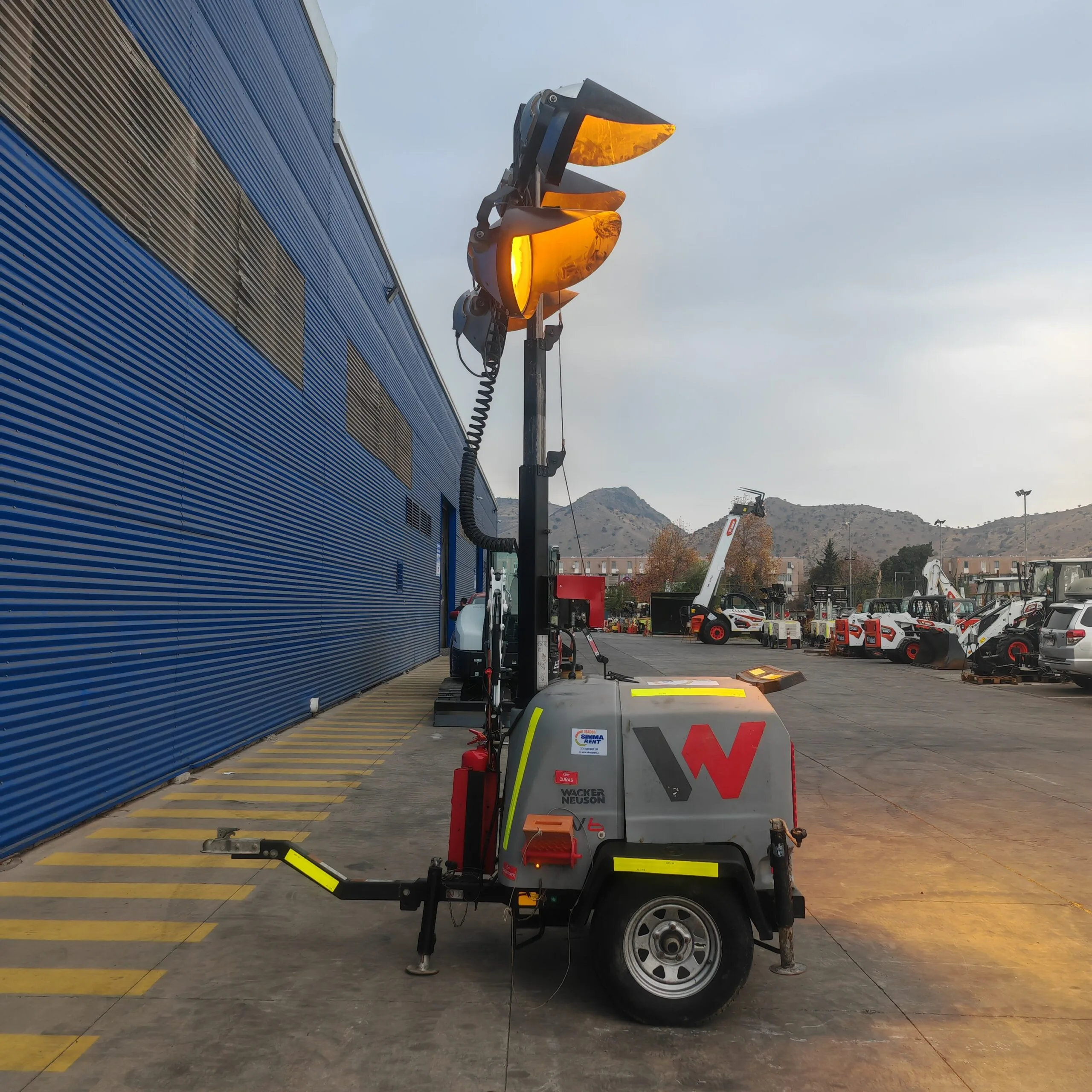 Torre de Iluminacion WACKER NEUSON LTV6K Sodio Usado Serie: 02LPUM07338 - Imagen 2