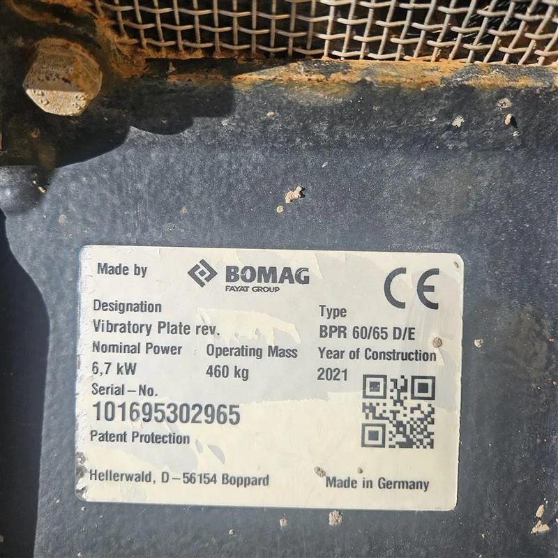 Placa Compactadora BOMAG BPR 60-65D - Imagen 3