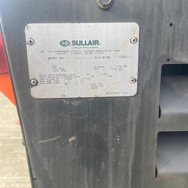 Compresor Sullair 185 - Imagen 2