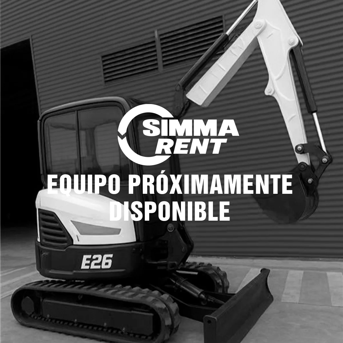 Miniexcavadora E26 Bobcat Usado Serie: B4S913837