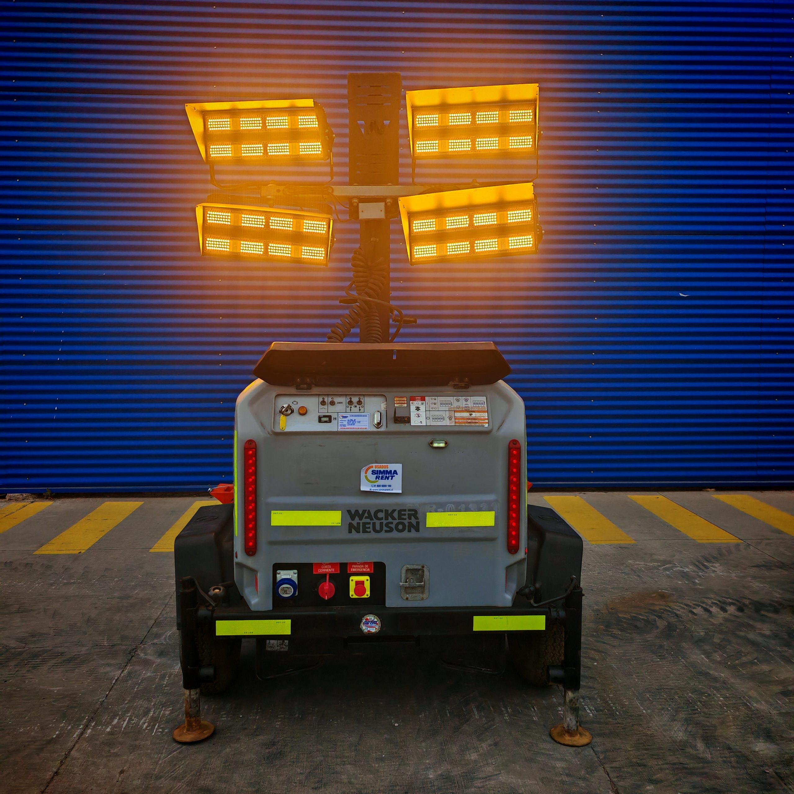 Torre de Iluminacion WACKER NEUSON LTV6K LED