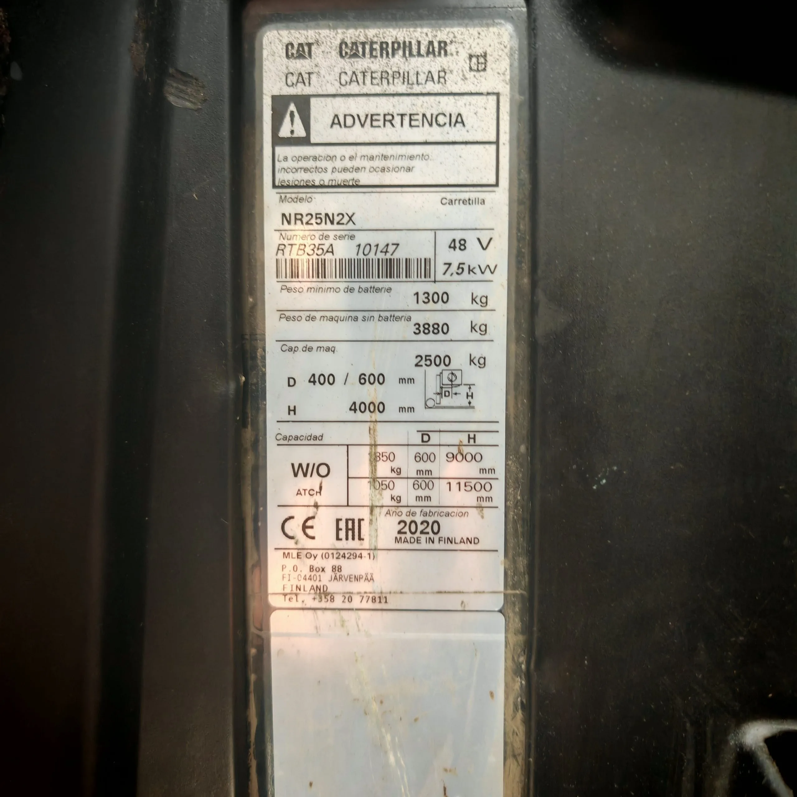 Montacarga Retráctil con Mástil Movil de 1.4 a 2.5 Tons NR14-NR25N2X - Imagen 15