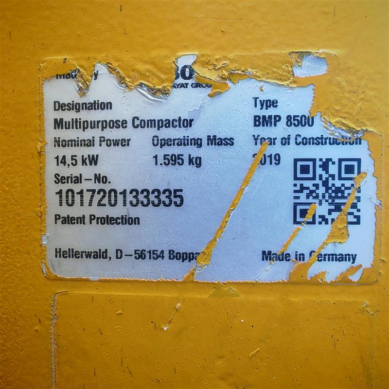 Rodillo BOMAG BMP-8500 - Imagen 2