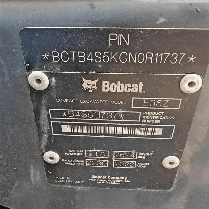 Miniexcavadora Bobcat E35 - Imagen 8