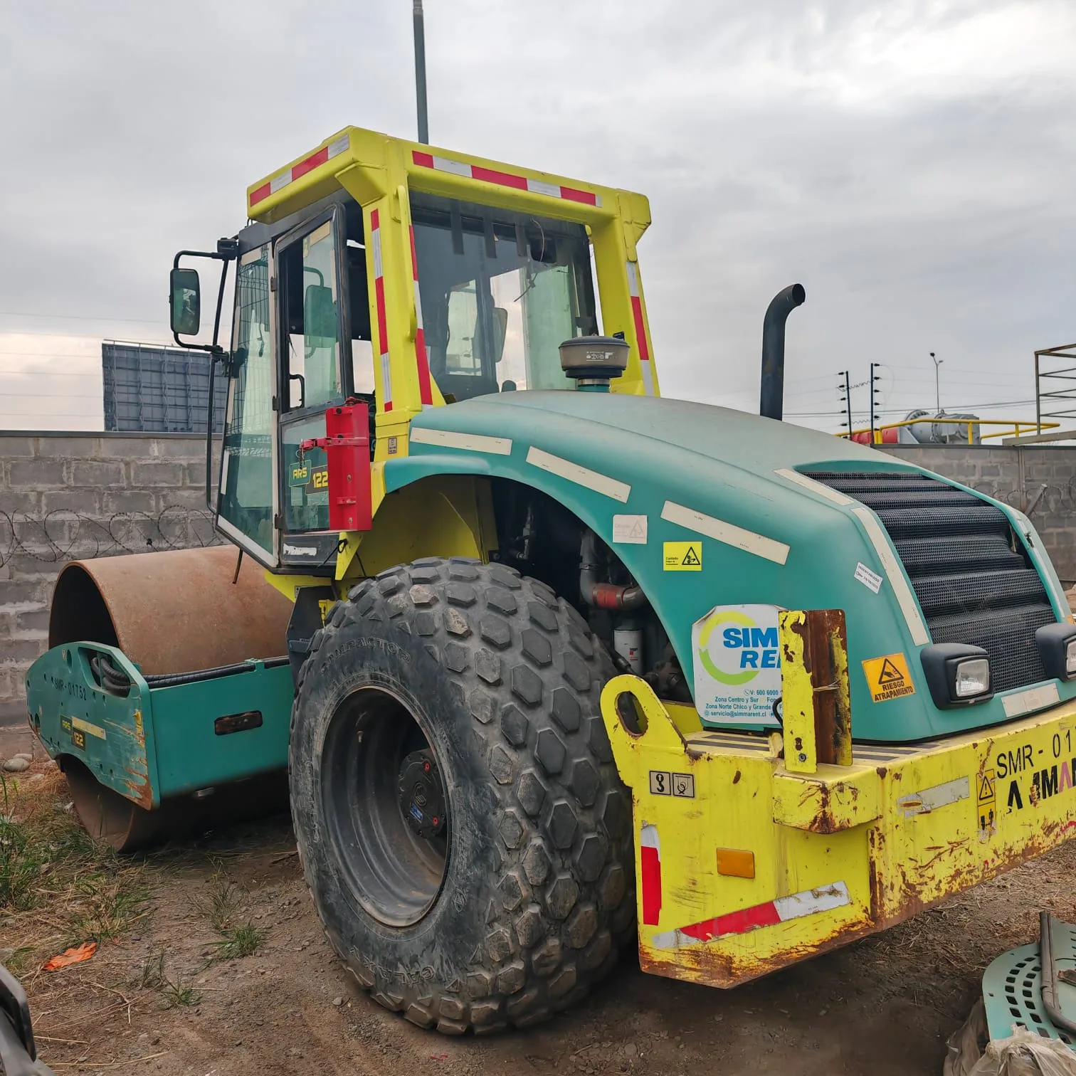 Rodillo AMMANN ARS122 Usado Serie: AIN16358JN3031582 - Imagen 3