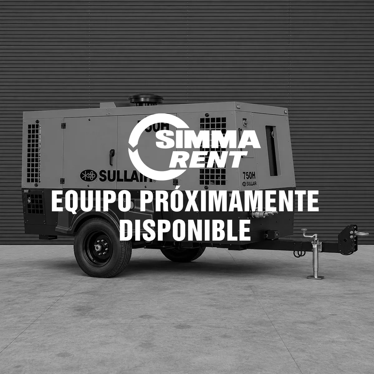 Compresor Portátil Sullair 750 Usado Serie: CN0122031268