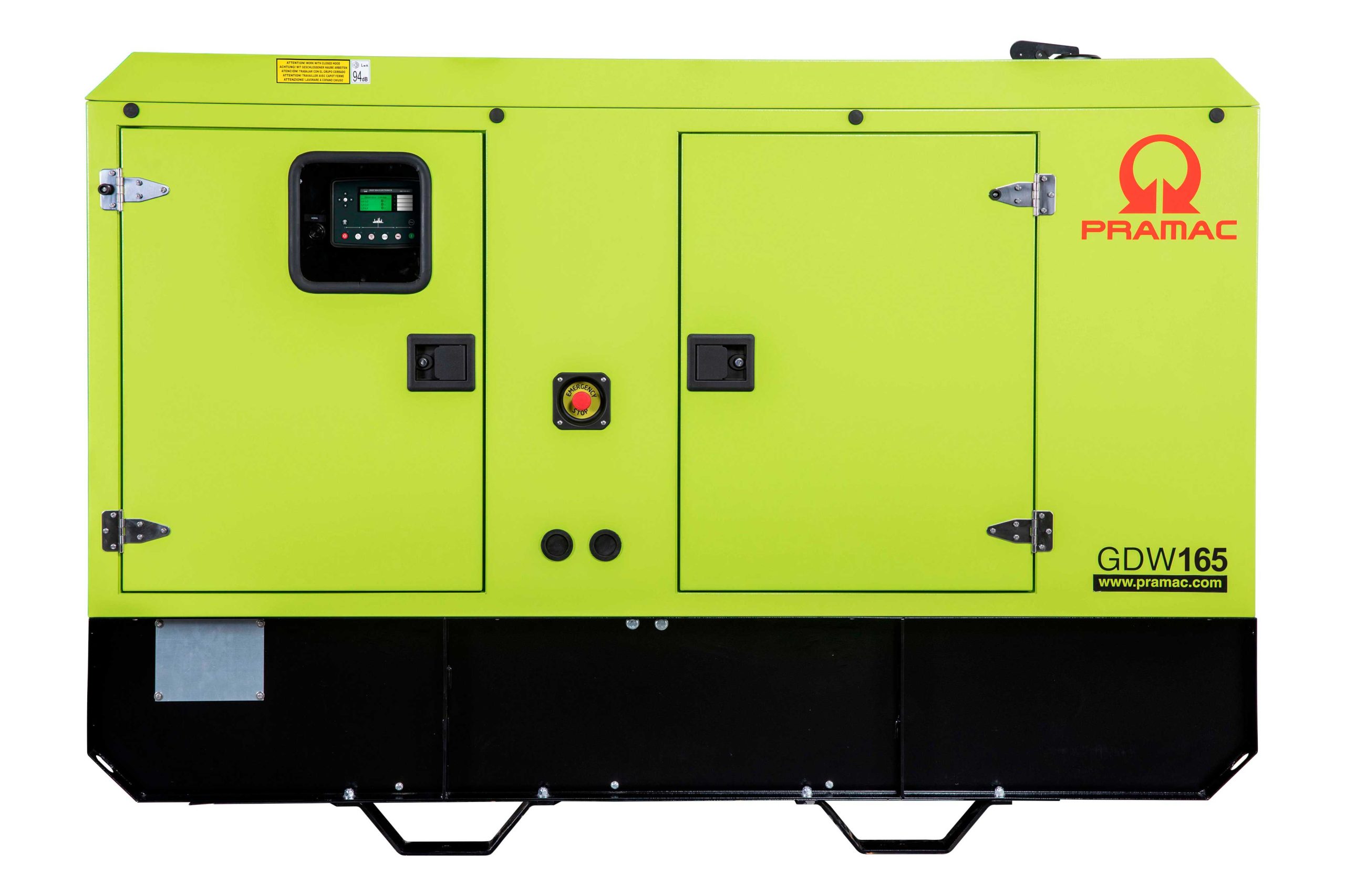 Generador Pramac modelo GDW165P