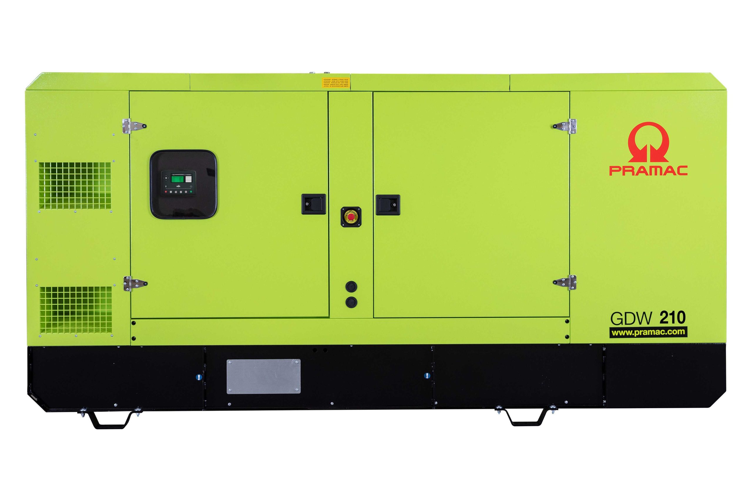 Generador Pramac modelo GDW210P